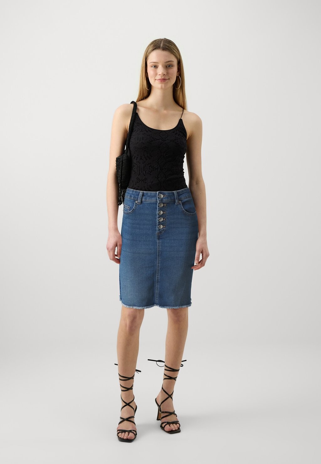 

Джинсовая юбка Onlhush Skirt ONLY, синий деним