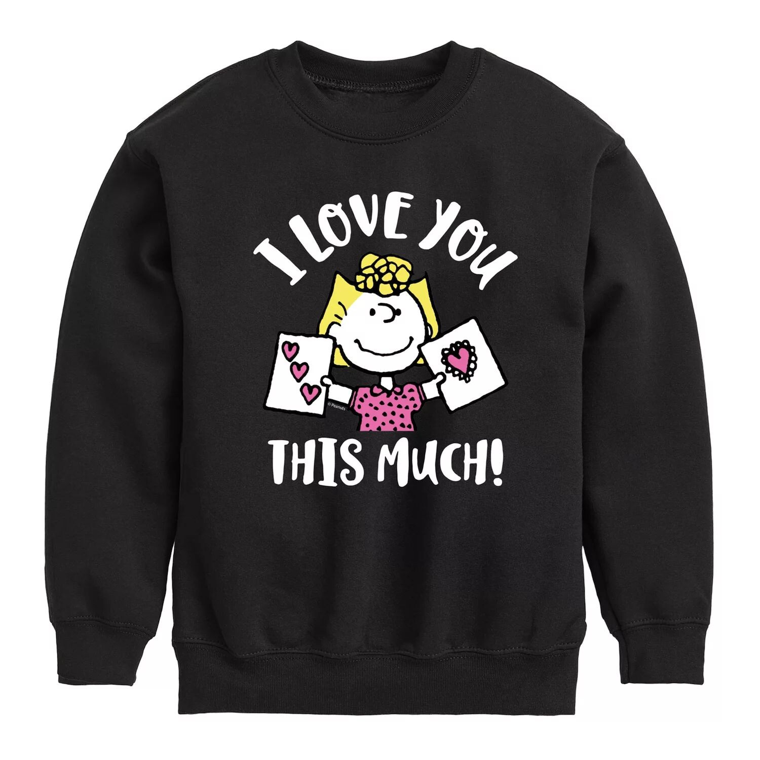 

Флисовый свитшот Peanuts Sally Love You для мальчиков 8–20 лет Licensed Character