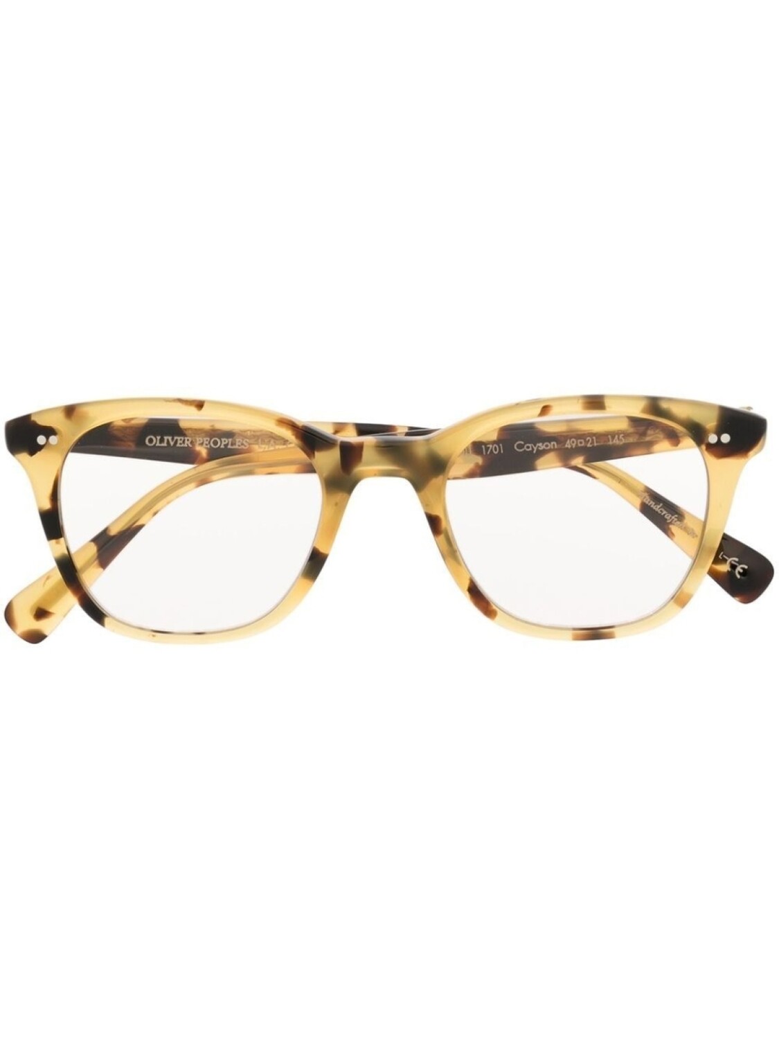 

Oliver Peoples очки Cayson в квадратной оправе, коричневый