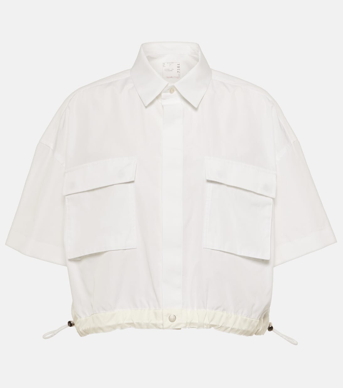 

Рубашка thomas mason из хлопкового поплина Sacai, белый