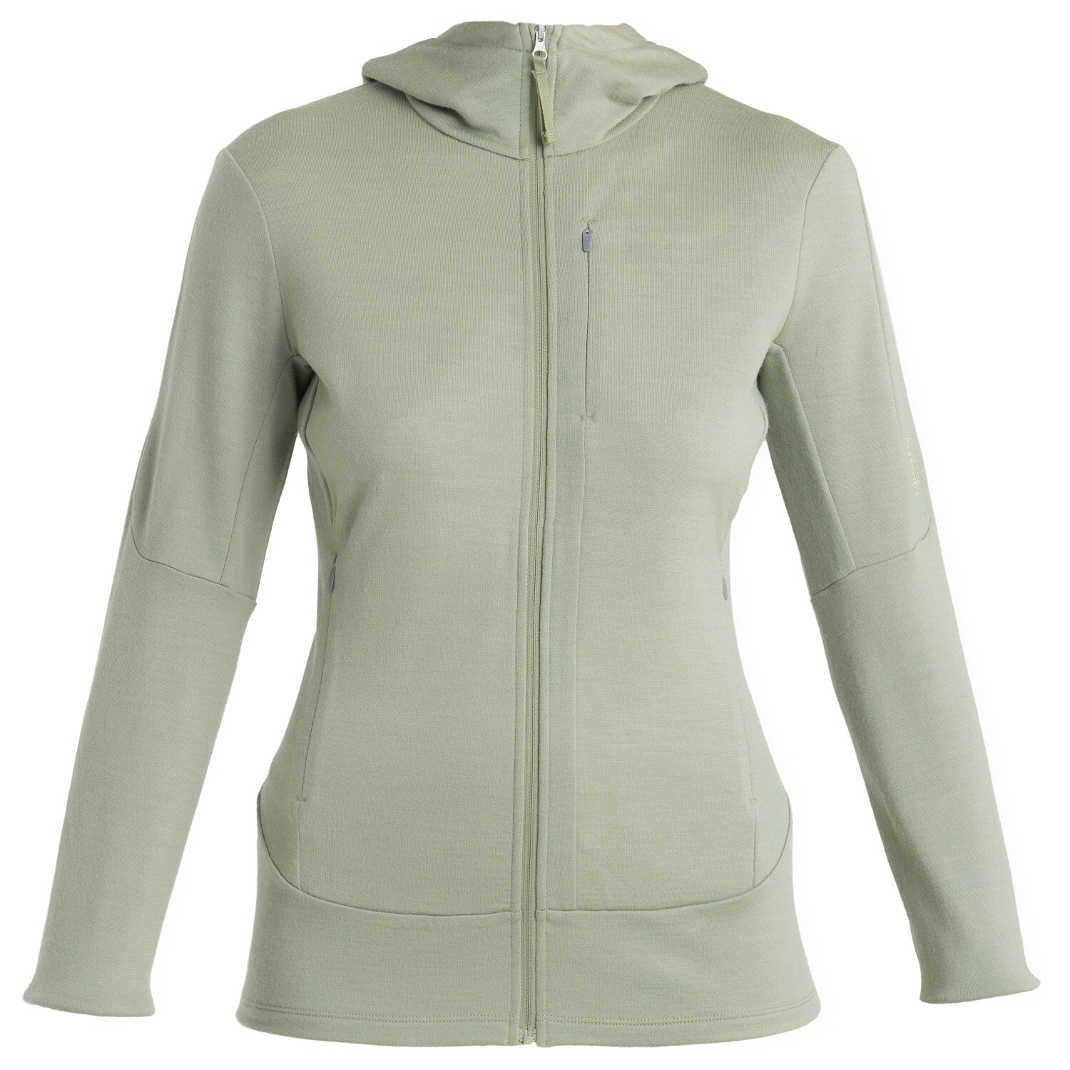 Толстовка из мериноса Icebreaker Women's Merino 260 Quantum IV L/S Zip, цвет Lichen худи korda kore olive zip hoodie l