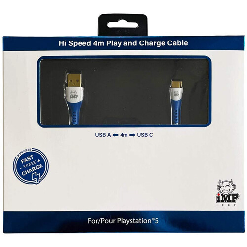 

Видеоигра Imp (4M) Braided Fast Charge & Play Cable – Ps5