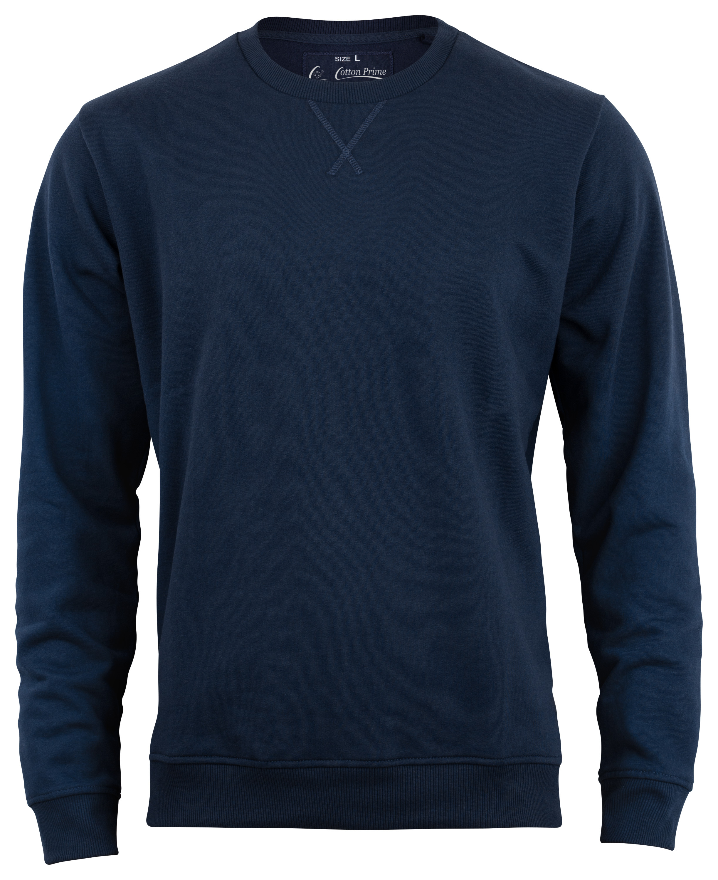 Толстовка Cotton Prime Pullover Sweater, темно-синий свитшот uniqlo cotton темно синий