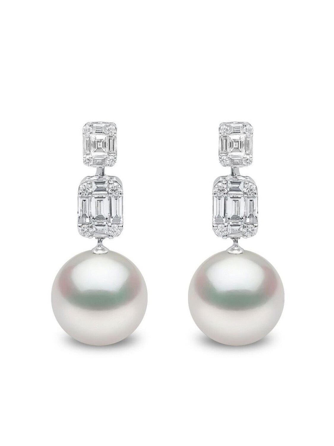 

Серьги Starlight из белого золота с жемчугом и бриллиантами Yoko London, серебряный