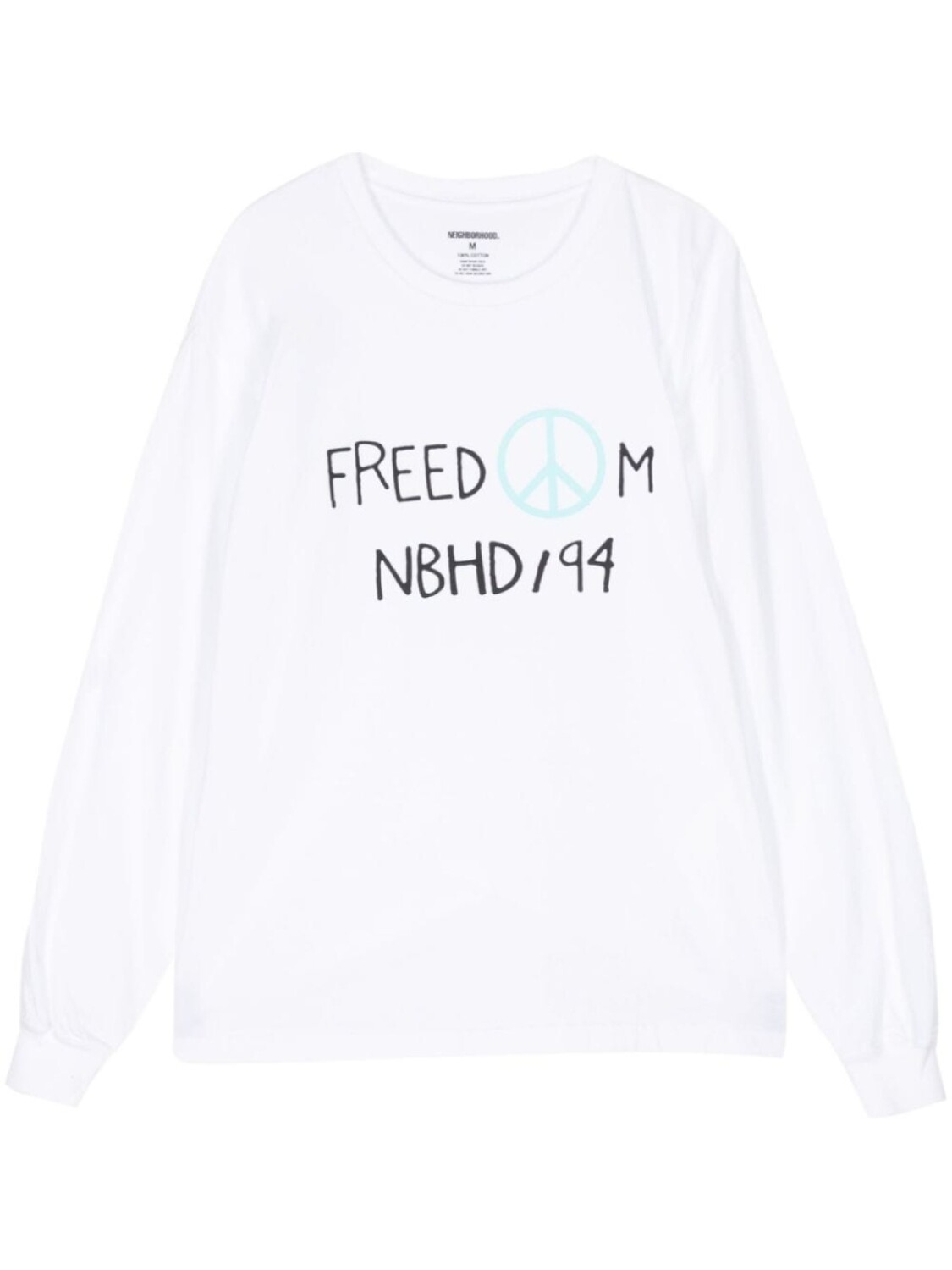 

Футболка с надписью Neighborhood, белый