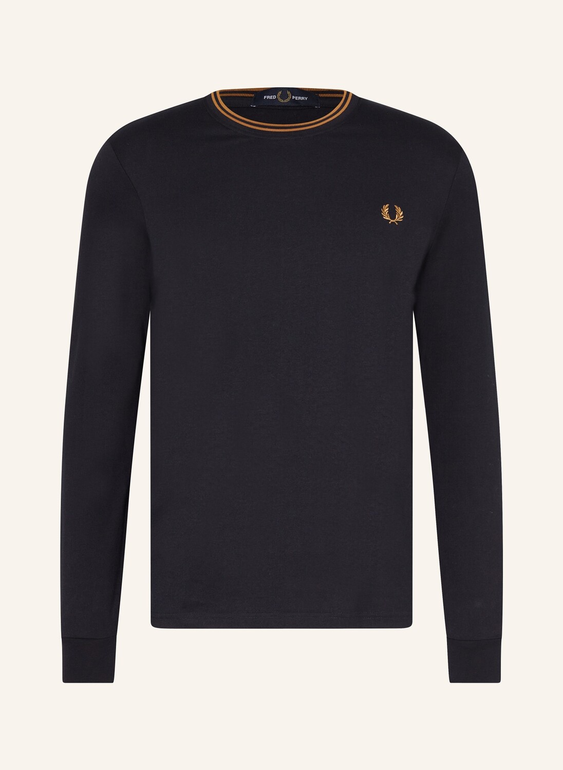 

Лонгслив FRED PERRY, темно-синий