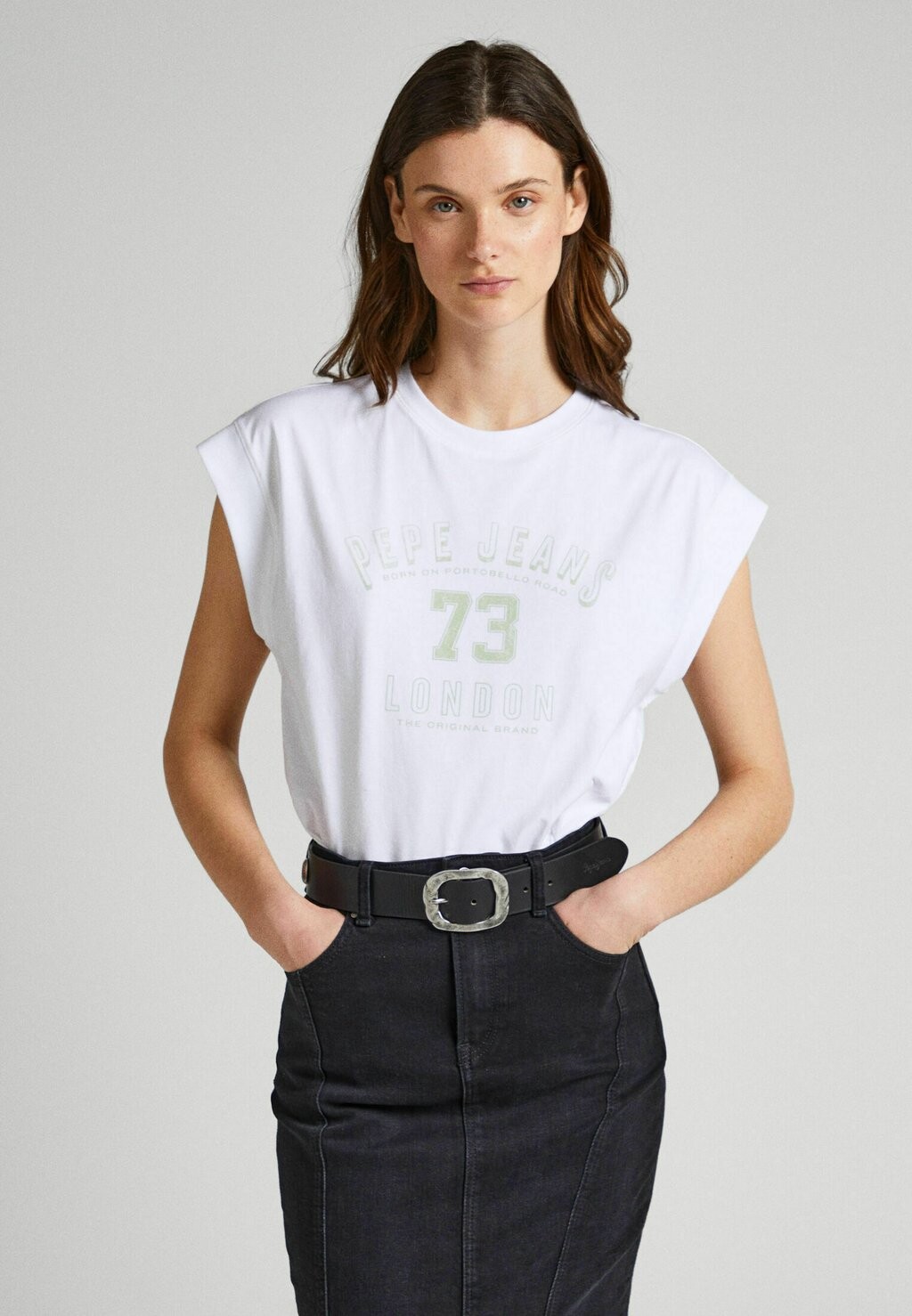 

Футболка с принтом Pepe Jeans, белый