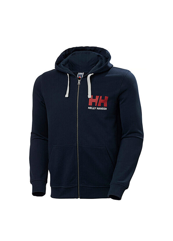 

Мужская толстовка с логотипом на молнии. Helly Hansen, синий