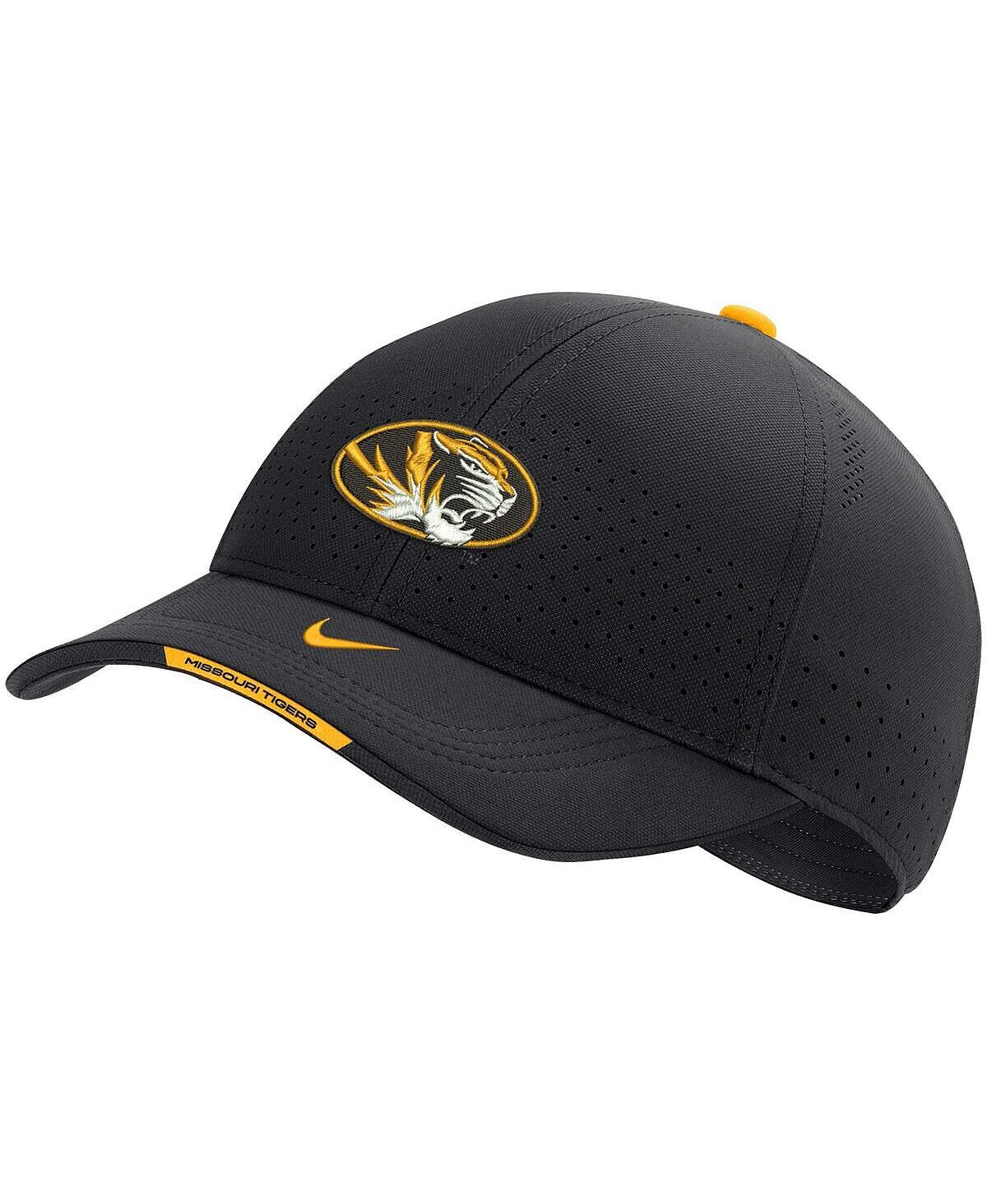 

Мужская черная регулируемая кепка Missouri Tigers 2023 Sideline Legacy91 Nike