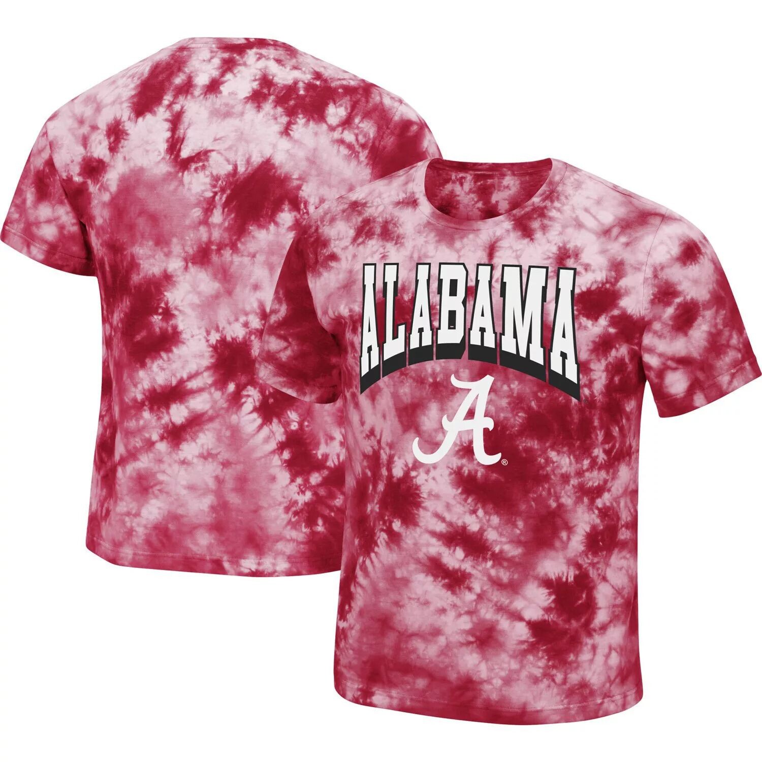 

Мужская футболка Colosseum Crimson Alabama Crimson Tide Pickford Tie-Dye