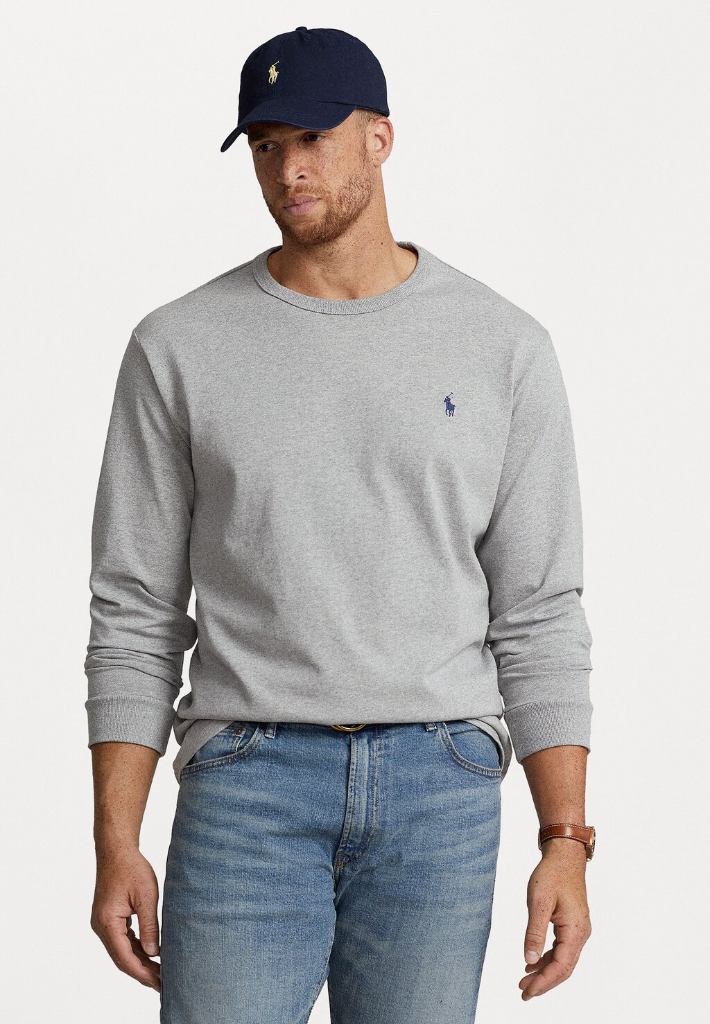 

Футболка с длинными рукавами LONG SLEEVE Polo Ralph Lauren Big & Tall, Andover Heather