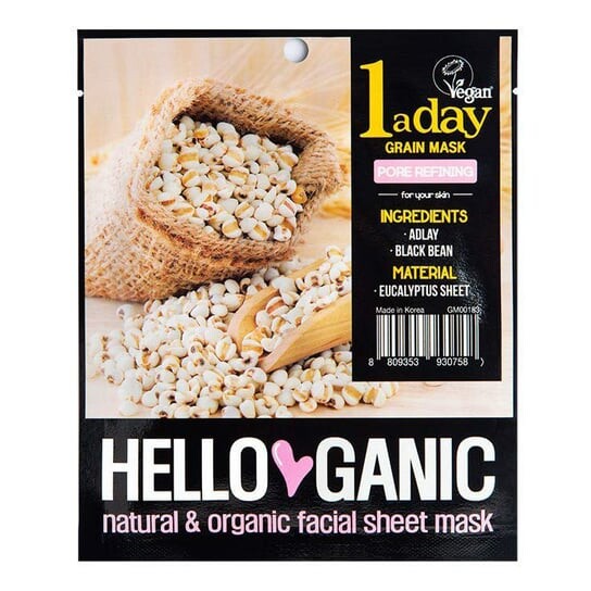 

Маска для лица Hello Ganic, One a Day Grain, Inne