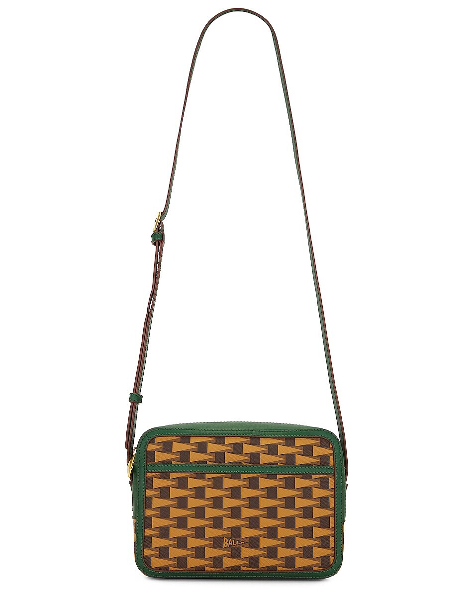 

Сумка кросс-боди Bally Pennant Day Out, цвет Muldeser, Green & Oro