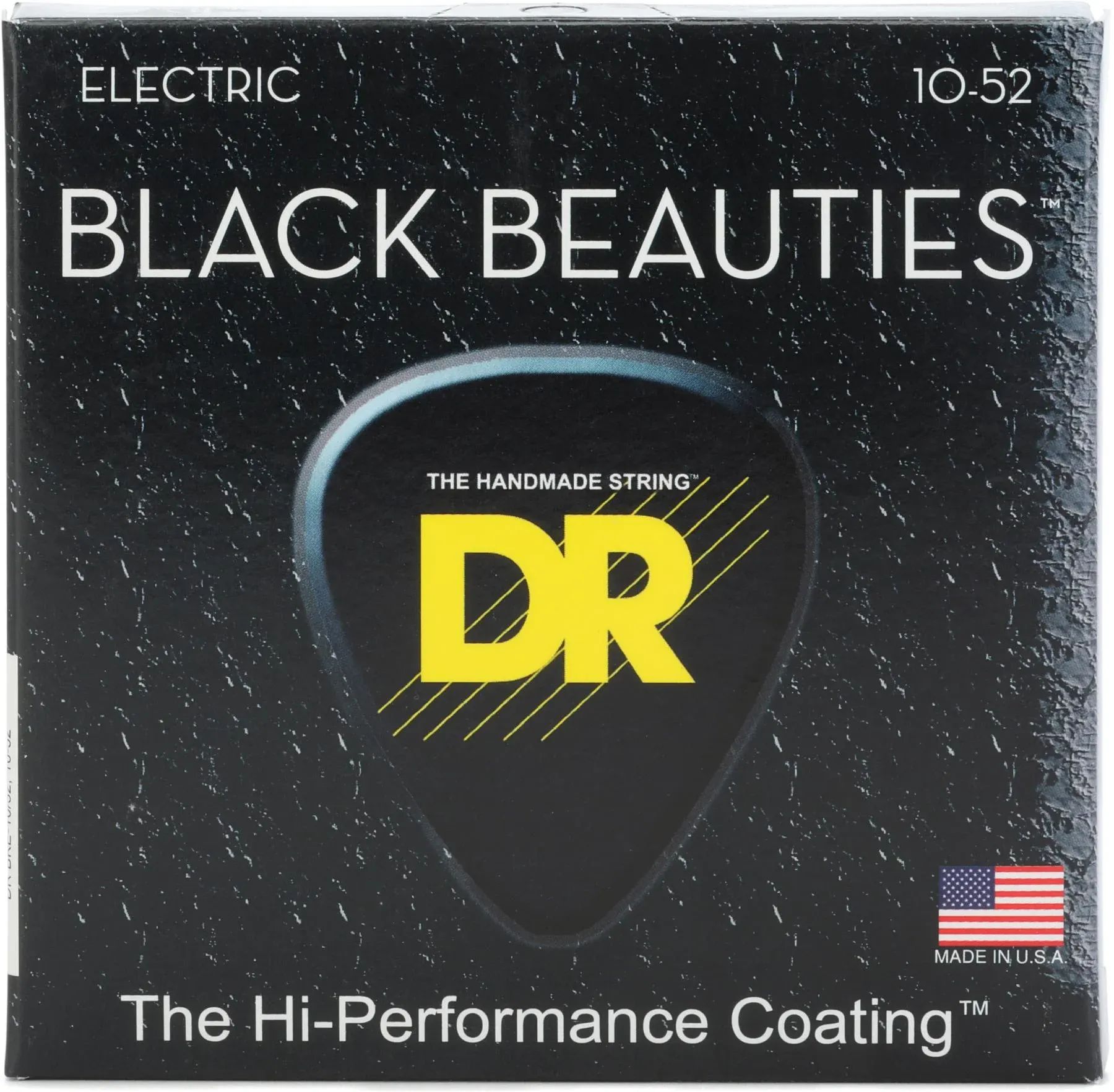 

Струны для электрогитары DR Strings BKE-10/52 Black Beauties K3 с покрытием — .010-.052, большие и тяжелые