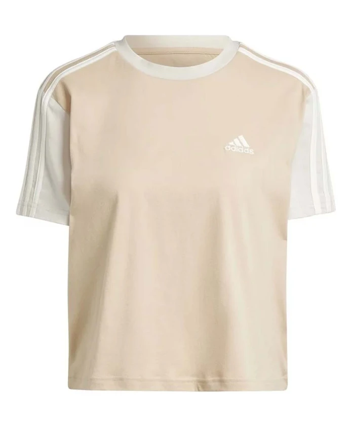 

Футболка с 3 полосками Adidas, бежевый