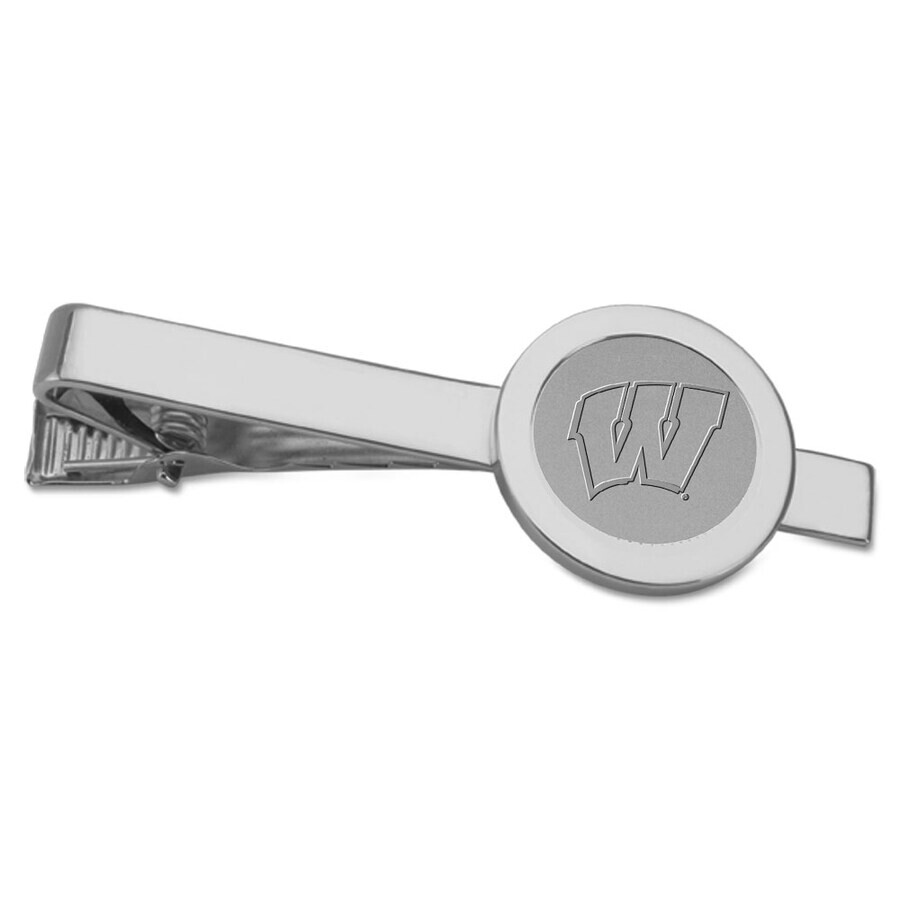

Галстук Jardine Wisconsin Badgers, серебряный