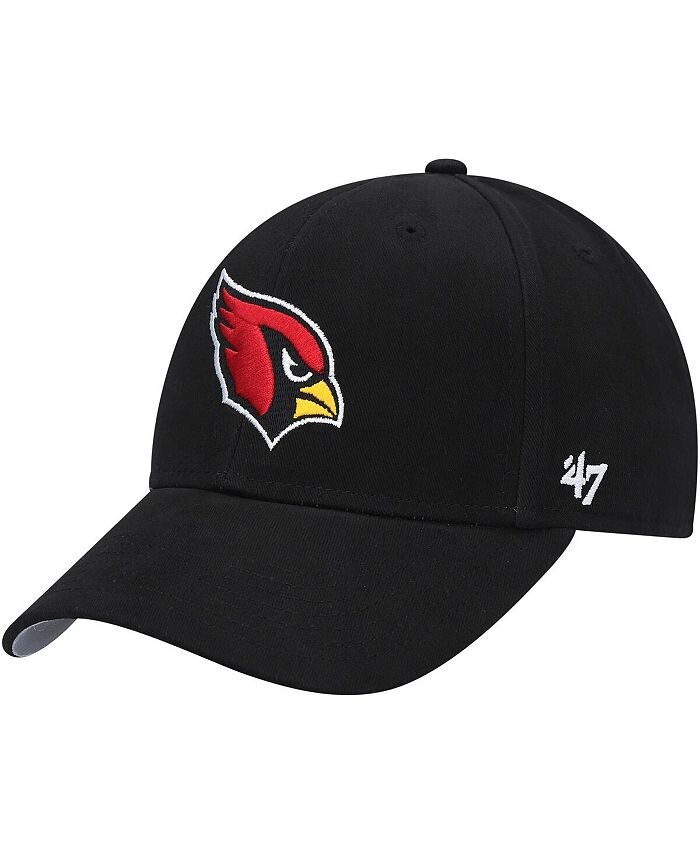

Черная регулируемая кепка MVP для мальчиков и девочек Arizona Cardinals Secondary MVP '47 Brand, черный