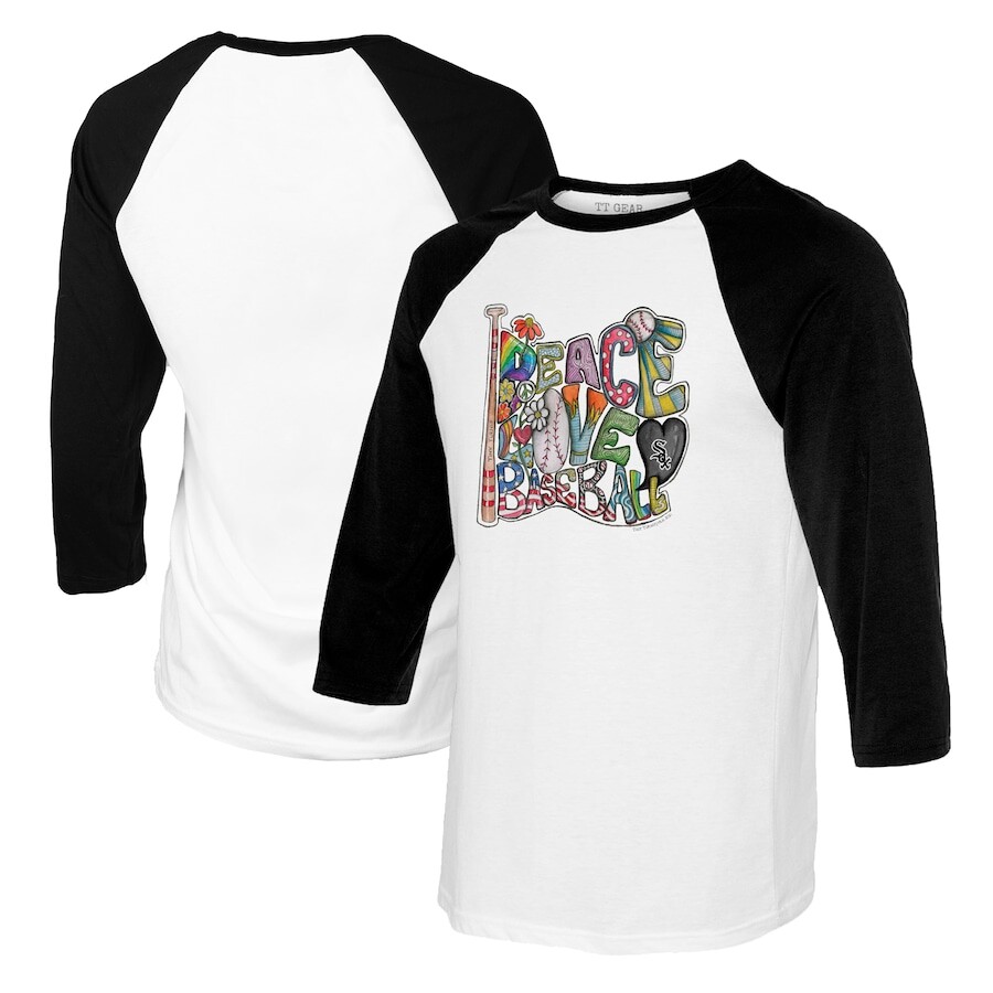 

Футболка с длинным рукавом Tiny Turnip Chicago White Sox, белый