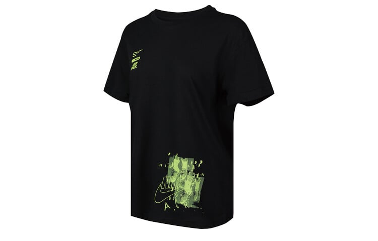 

Женская футболка Nike, цвет Black/Green