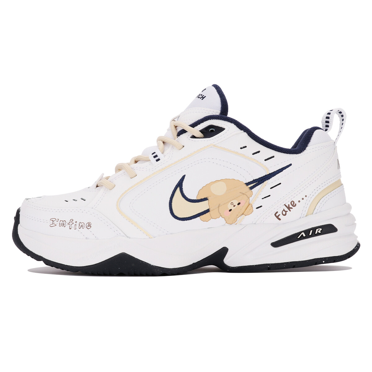 

Массивные кроссовки Nike Air Monarch 4 унисекс, White/Varsity Maize