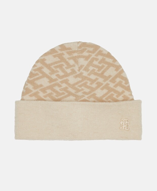 

Вязаная шапка Tommy Hilfiger, цвет Wool White