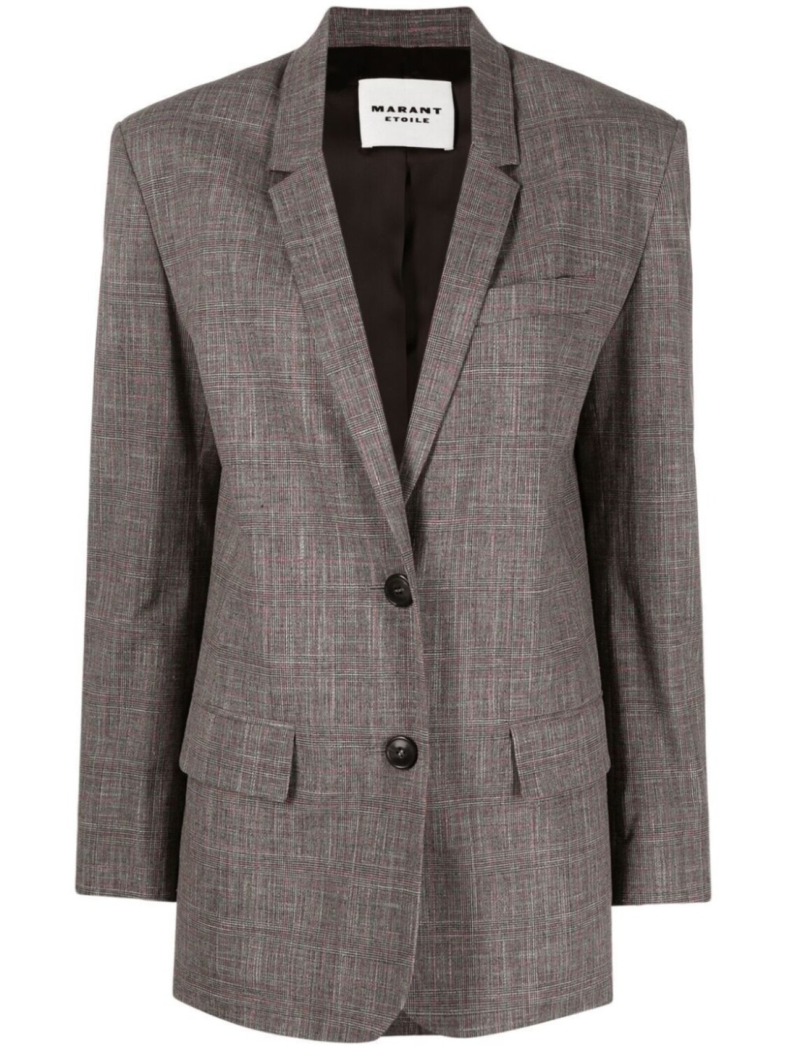 

Marant Étoile single-breasted tailored blazer, серый