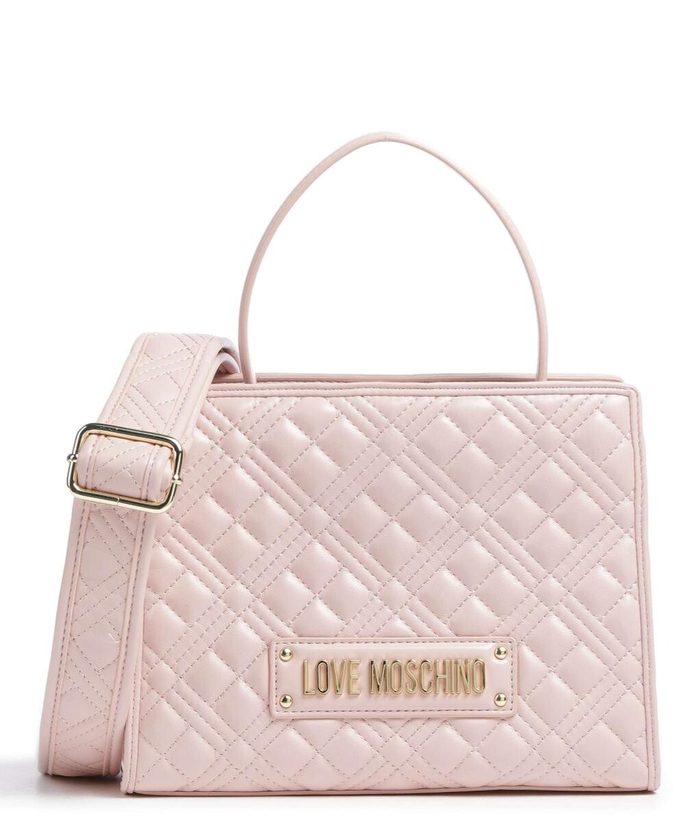 

Стеганая сумка через плечо из искусственной кожи Love Moschino, розовый