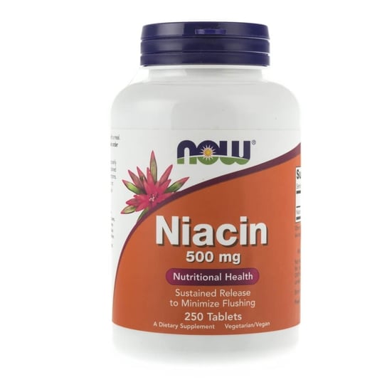 Биологически активная добавка Ниацин (Niacin) Now Foods, 250 таблеток биологически активная добавка kal ниацин 250 мг 100 таблеток