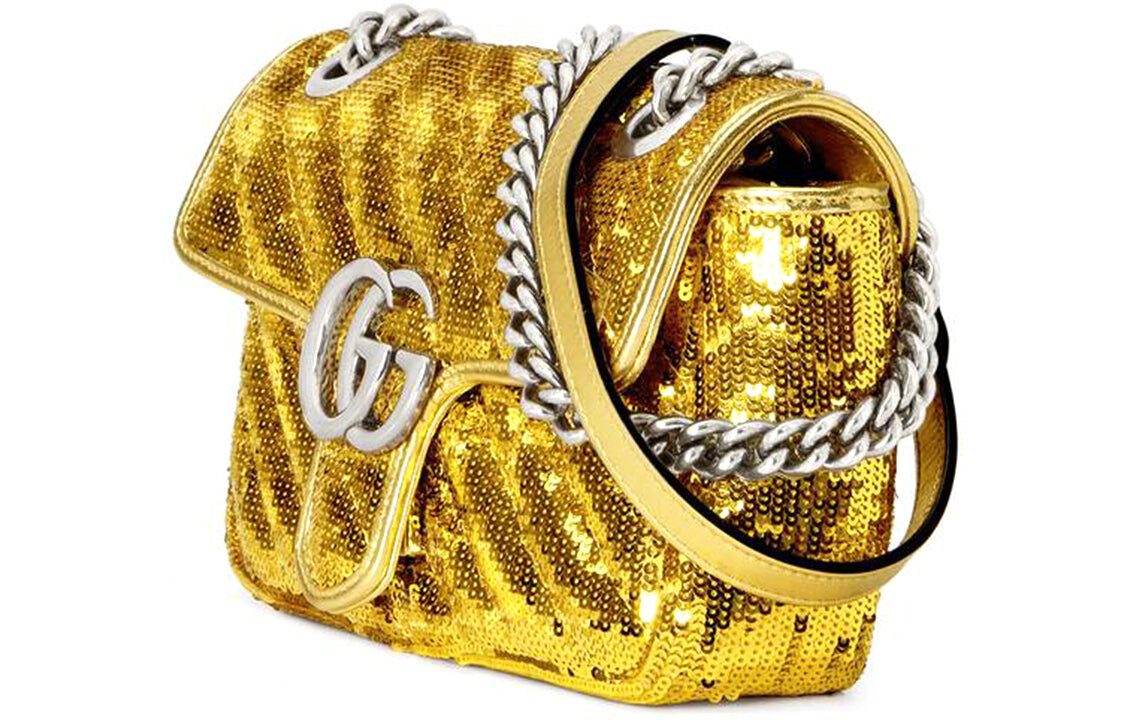 

Сумка-тоут GUCCI Wmns 2020 GG, золотой