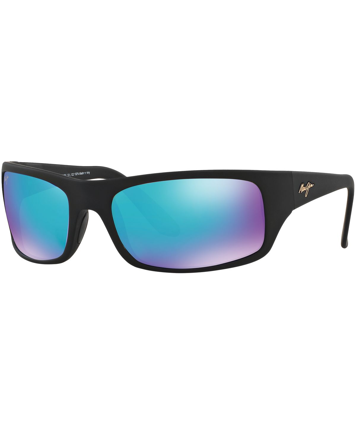 Поляризованные солнцезащитные очки Peahi, коллекция 202 Blue Hawaii Maui Jim солнцезащитные очки kou maui jim цвет navy blue blue hawaii