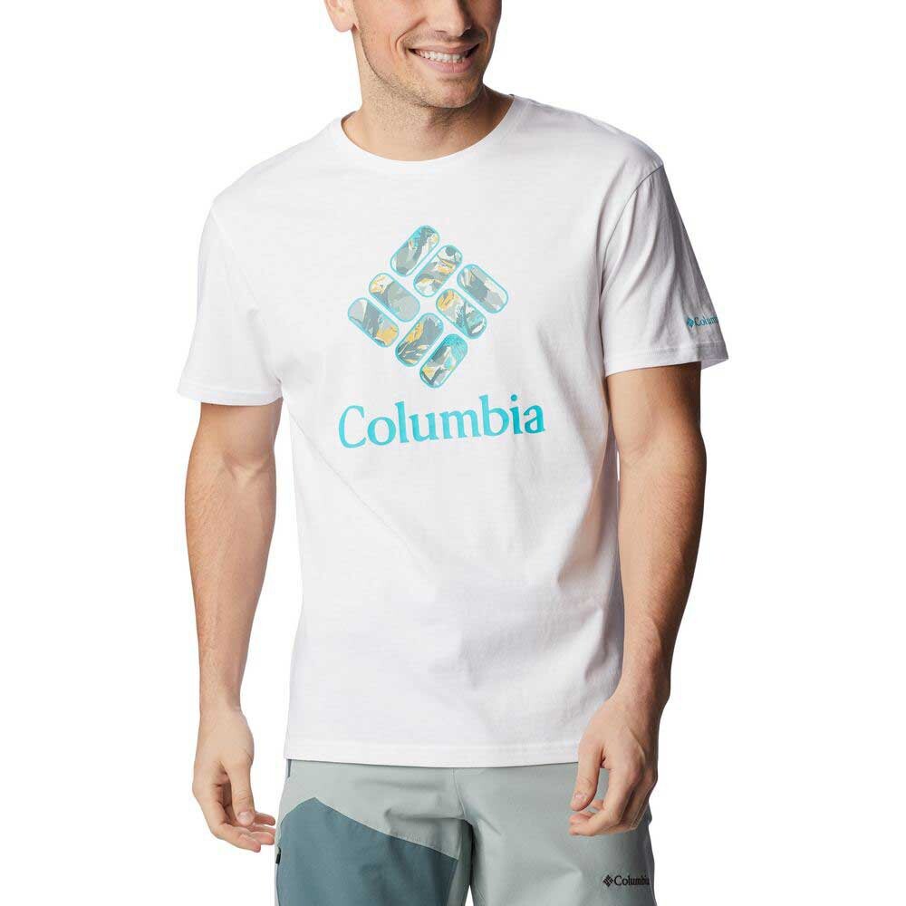 

Футболка Columbia Rapid Ridge Graphic, белый