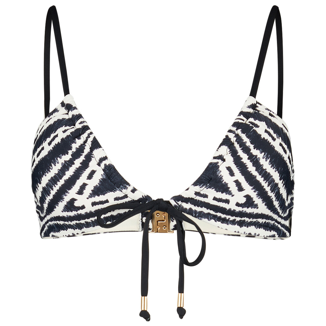

Верх бикини Seafolly Women's Zanzibar Drawstring Bralette, черный