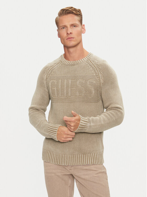 

Свитер обычного кроя Guess, коричневый