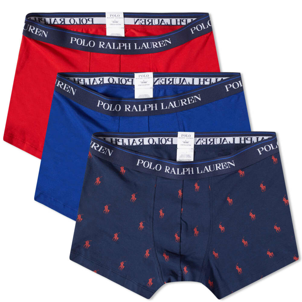 

Хлопковые плавки Polo Ralph Lauren — 3 шт., мультиколор
