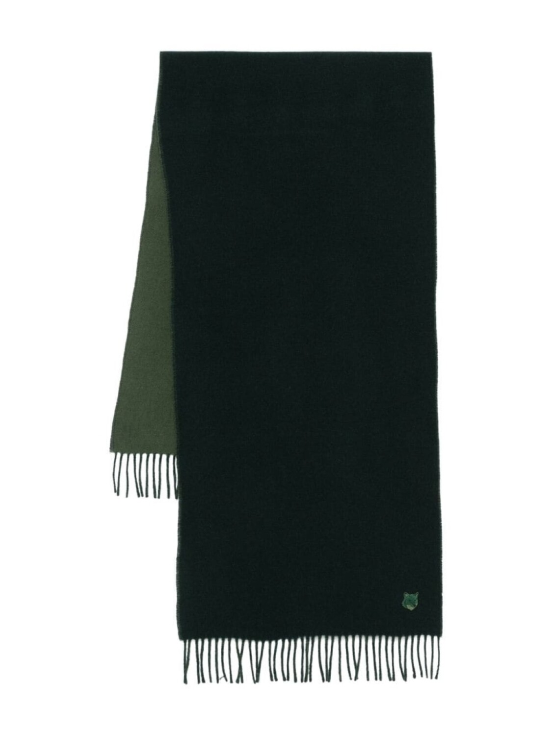 

Платок Maison Kitsuné Bold Fox, зеленый