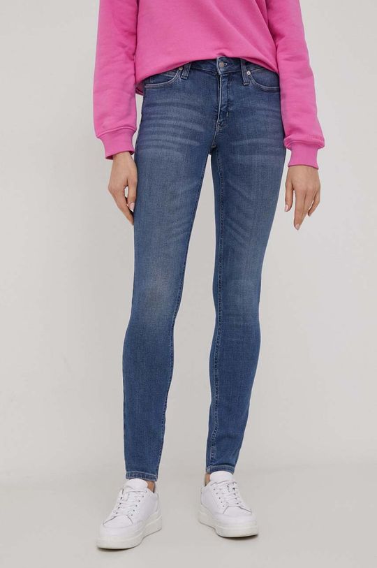 Джинсы Calvin Klein Jeans, синий джинсы скинни calvin klein размер 27 32 голубой