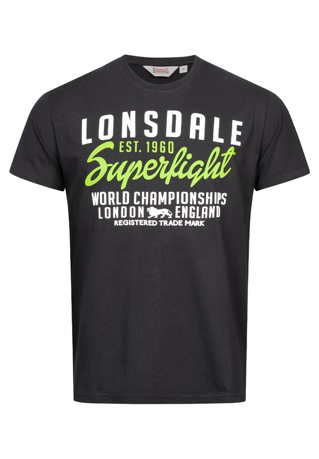 

Футболка с принтом Lonsdale, черный