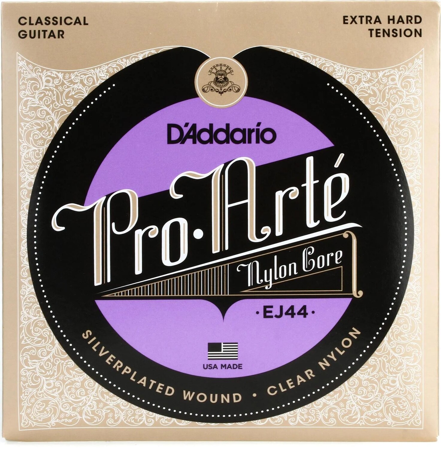 

Струны для классической гитары D'Addario EJ44 Pro-Arte с посеребренным покрытием - сверхжесткое натяжение