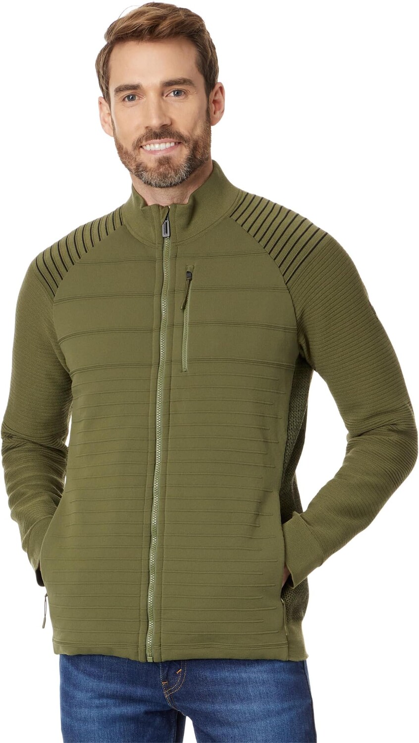 

Утепленная куртка Intraknit из шерсти мериноса Smartwool, цвет Winter Moss