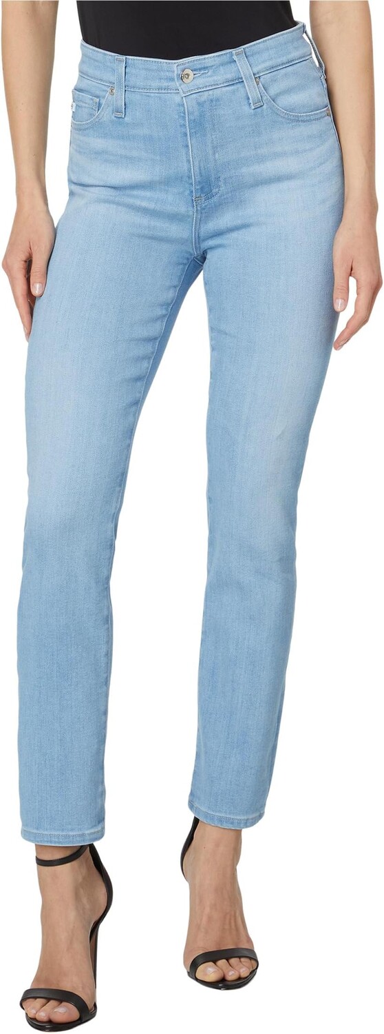 

Джинсы AG Jeans Mari High Rise Slim Straight Crop Jeans, цвет Palm Beach