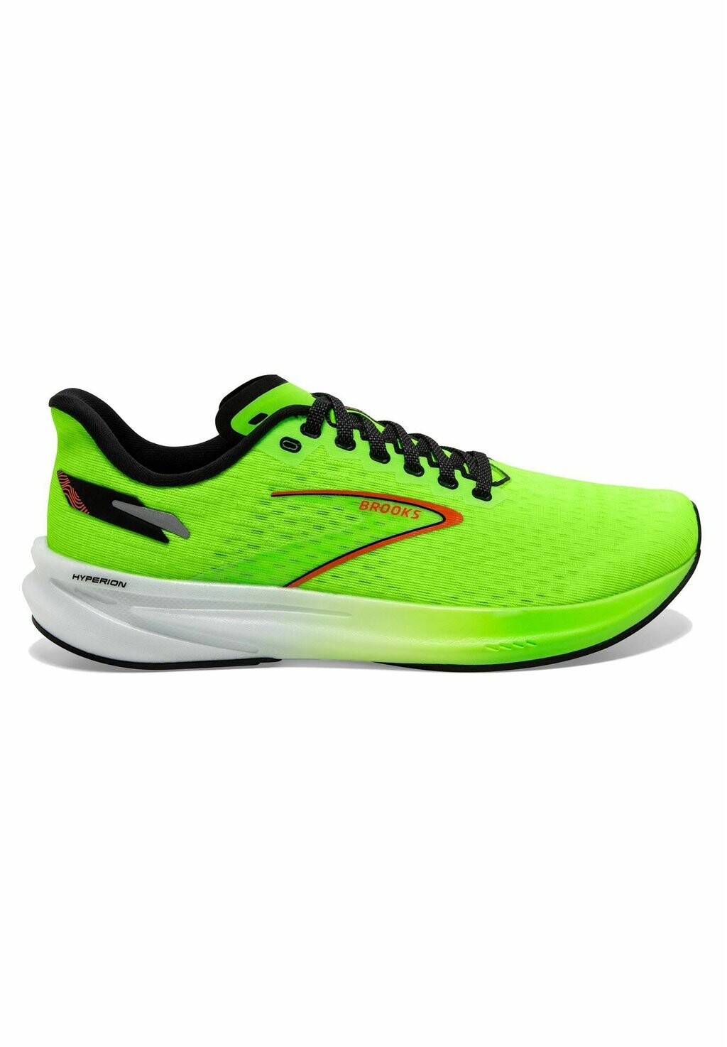 

Кроссовки Brooks Hyperion, зеленый геккон красный оранжевый белый