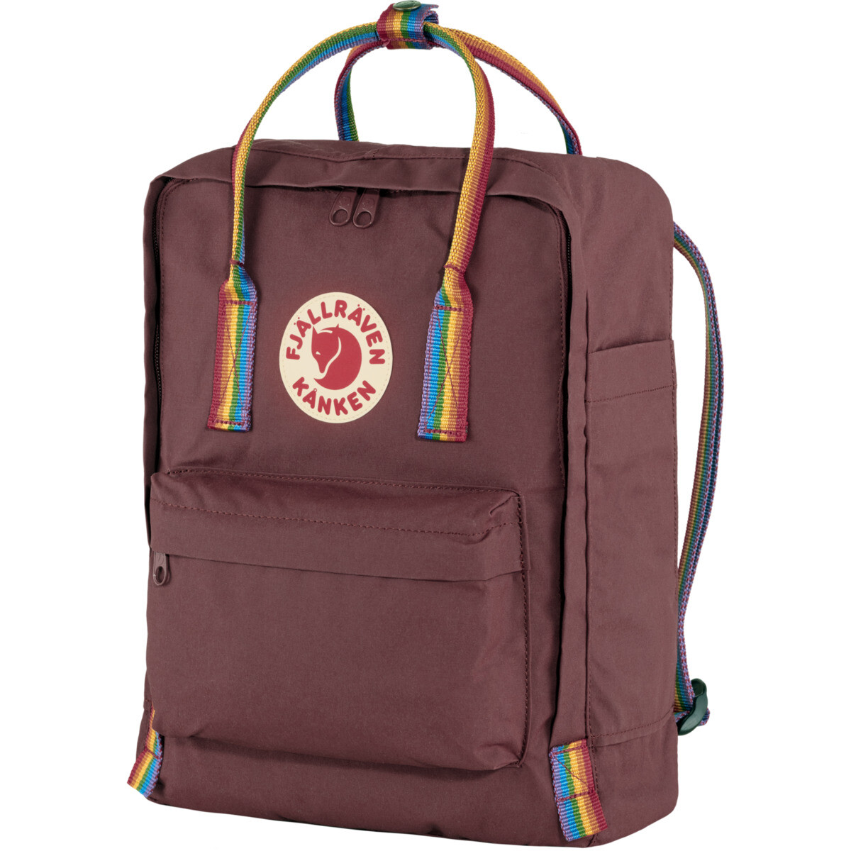 

Рюкзак FJÄLLRÄVEN Kanken Rainbow, красный
