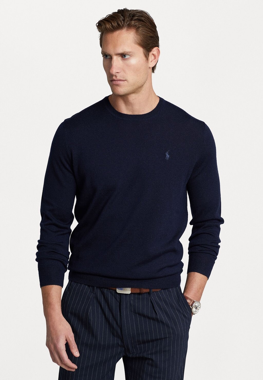 

Свитер Polo Ralph Lauren Long Sleeve, охотничий темно-синий, Черный