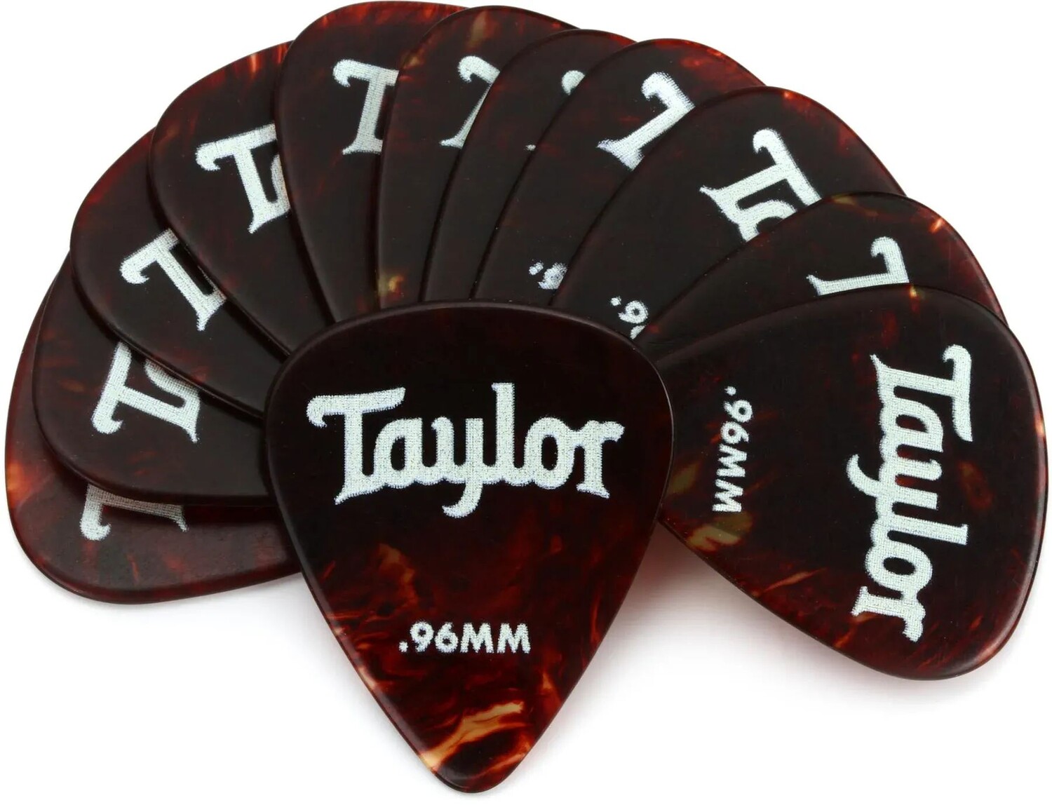 

Медиаторы Taylor Celluloid 351, 12 шт. в упаковке, черепаховый панцирь, 0,96 мм