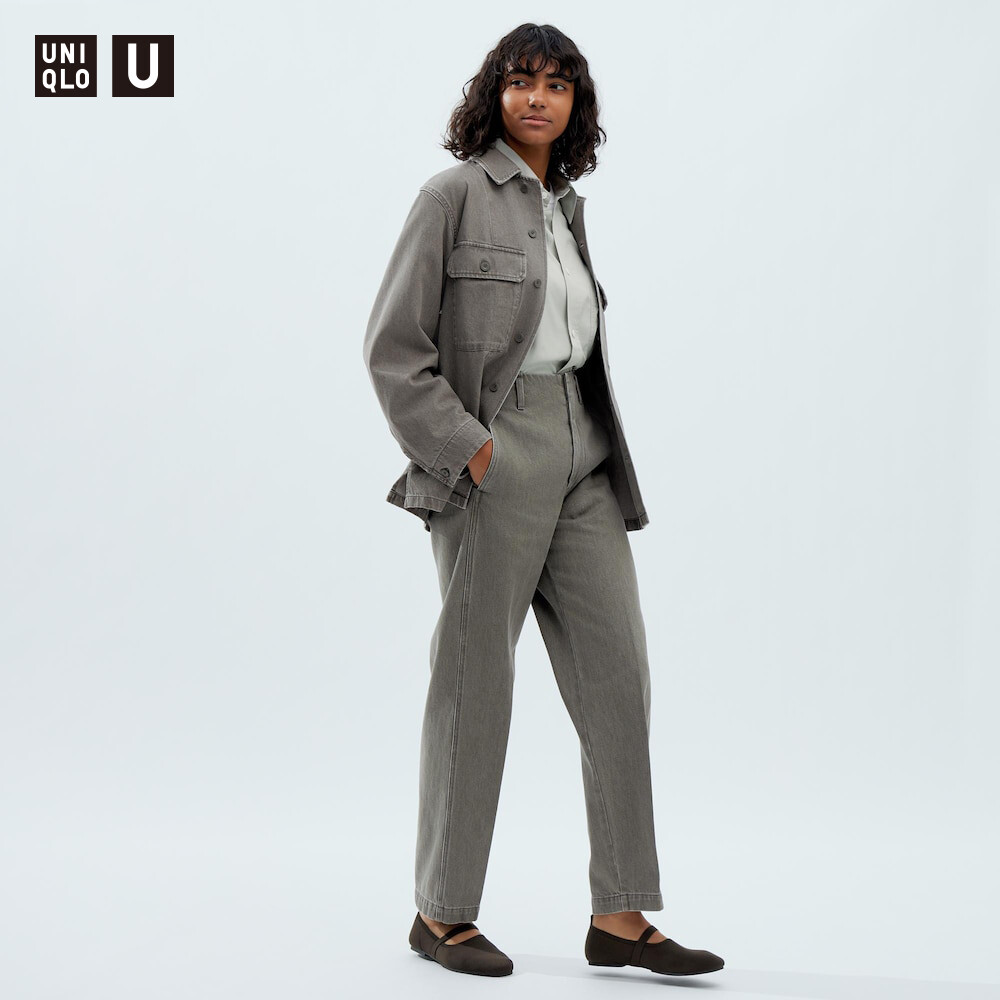 

Брюки Uniqlo U 23 прямые, серый