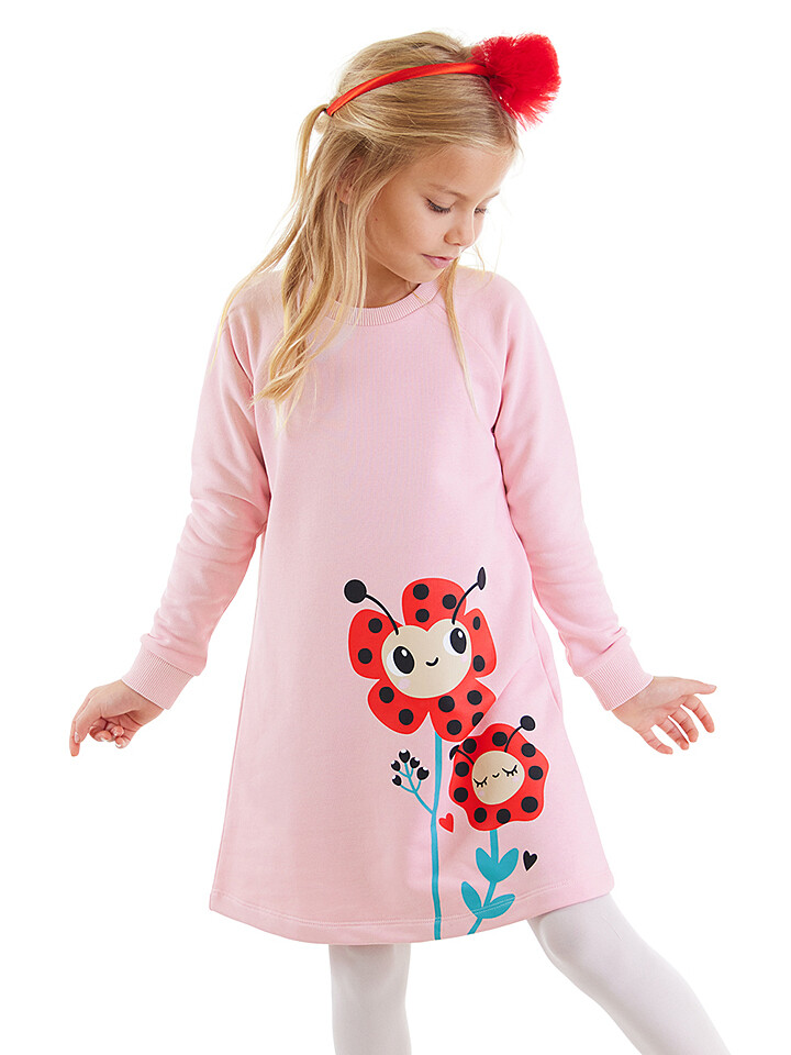 

Платье Denokids Lady Bug, розовый
