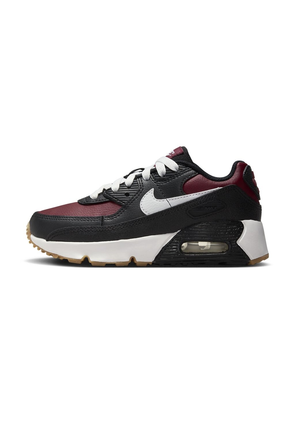 

Низкие кроссовки Air Max 90 Unisex Nike, цвет black/white-team red-gum lt brown