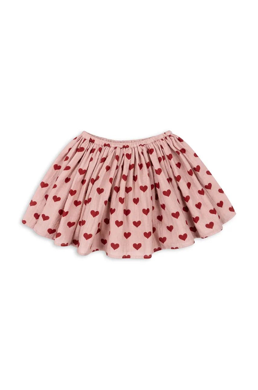 

Хлопковая юбка Konges Sløjd для девочек COCO SKIRT GOTS, розовый