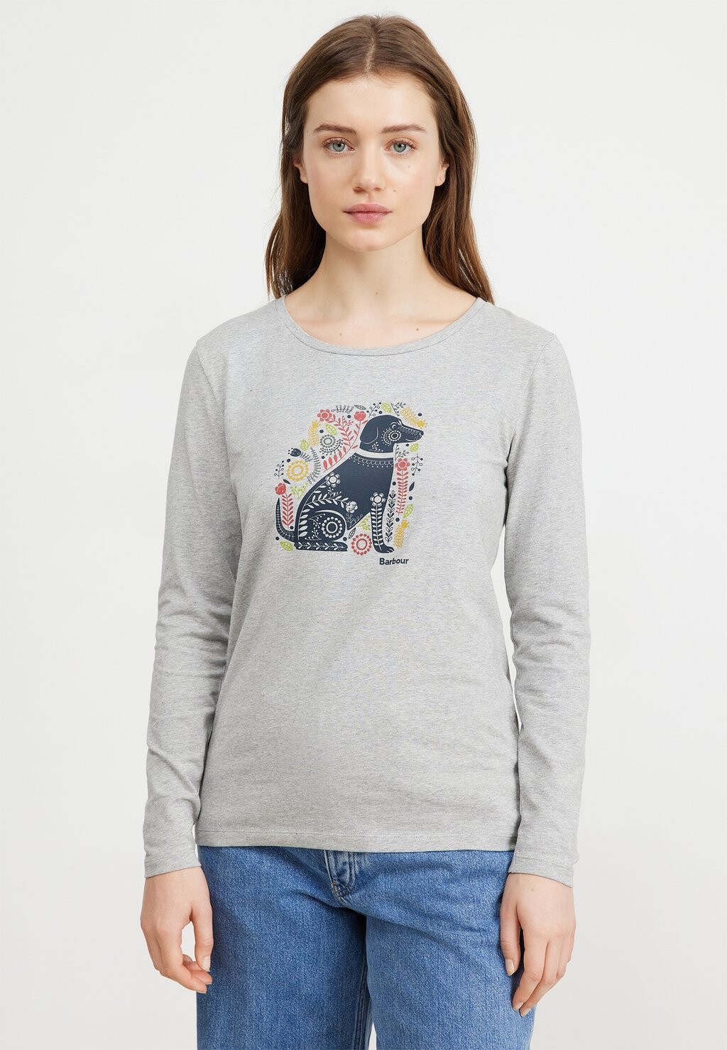 

Блузка с длинными рукавами FAIRSFIELD TEE Barbour, серый