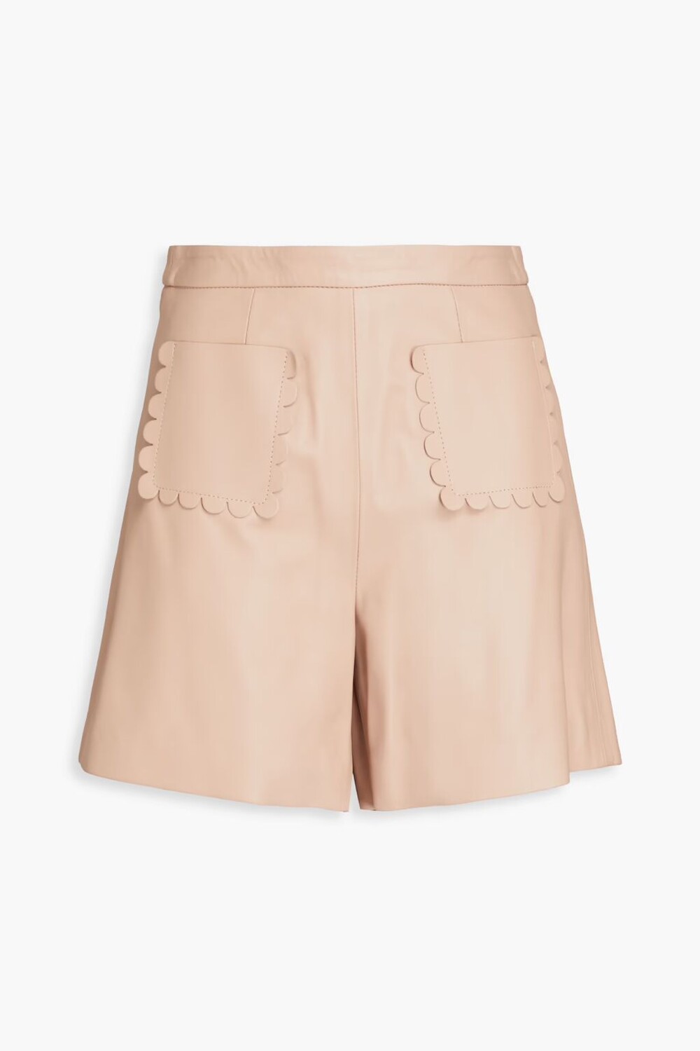 Кожаные шорты Redvalentino, цвет Blush